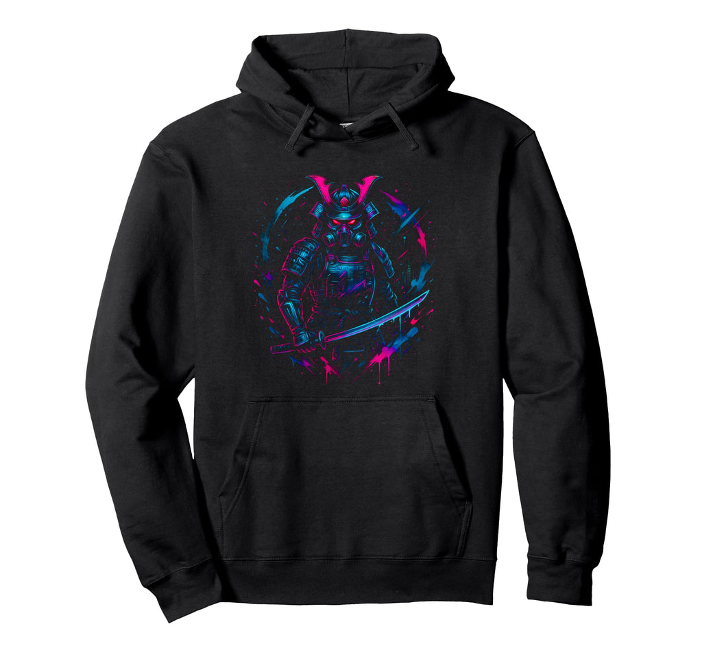 Cyberpunk Samurai Vaporwave Synthwave Y2K Hoodie - Novelty Apparel Unisex - T-Shirt, Sweatshirt, Hoodie