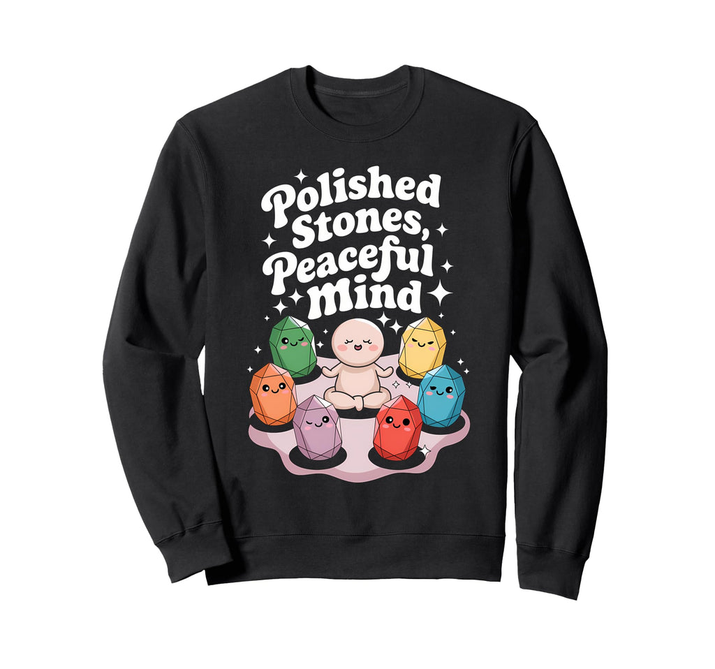 Healing Stone Crystals Energy Sweatshirt - Custom Art Print Unisex - T-Shirt, Sweatshirt, Hoodie