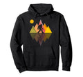 Bigfoot Mountain Sunset Hiking Outdoors Hoodie - Novelty Apparel Unisex - T-Shirt, Sweatshirt, Hoodie