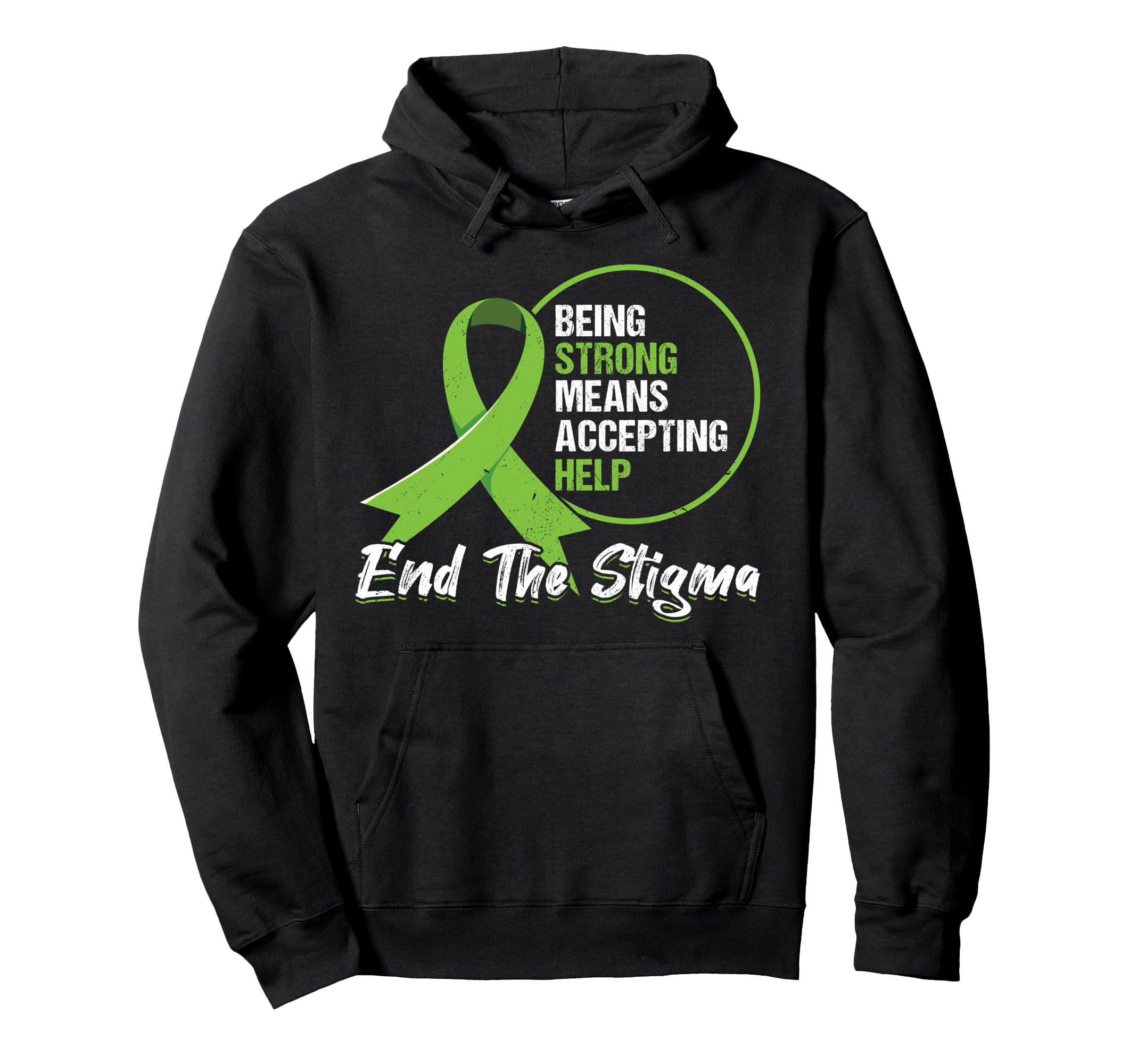Being Strong Means Accepting Help Hoodie - Aesthetic Graphic for Adults - T-Shirt, Sweatshirt, Hoodie