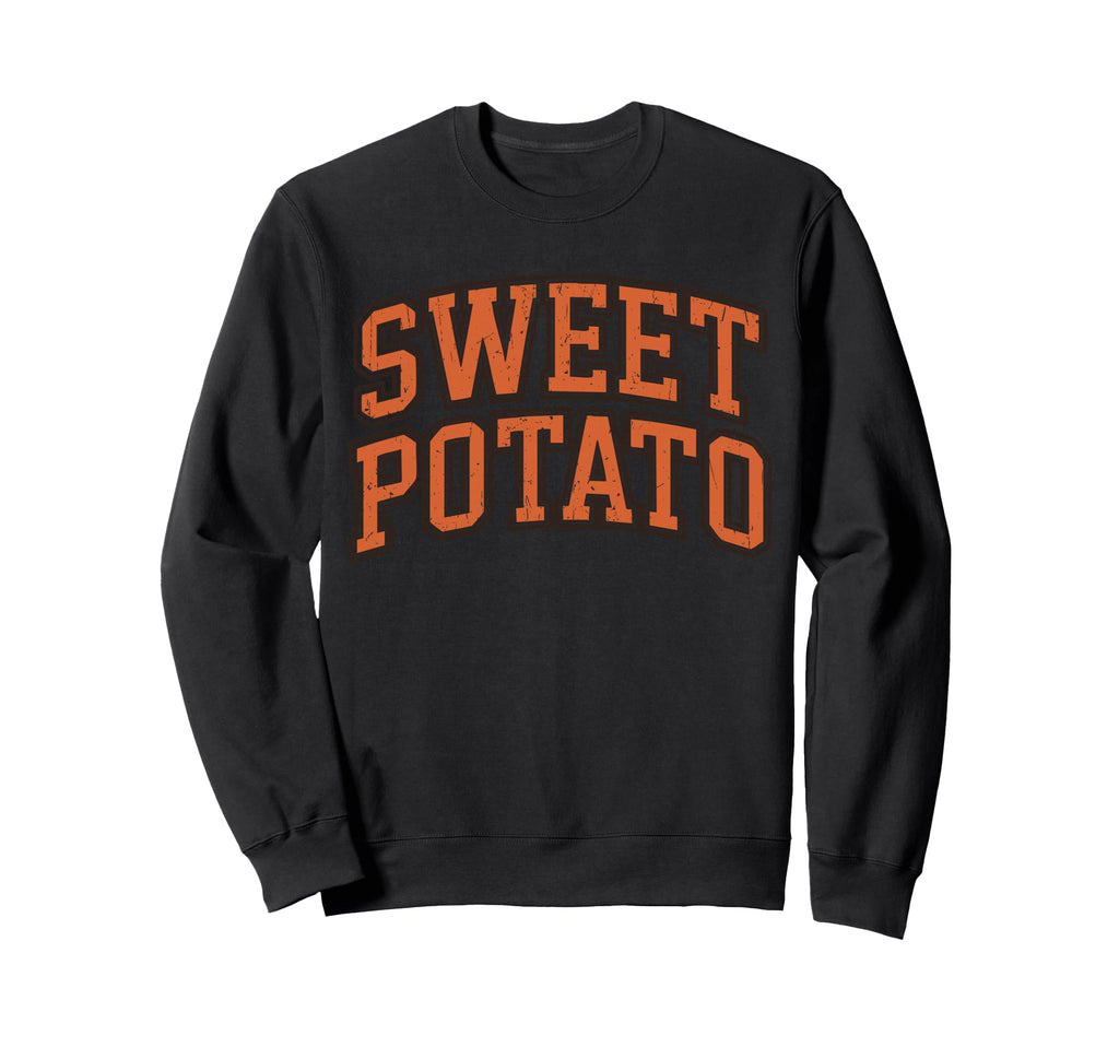Sweet Potato Bold Athletic Sweatshirt - Aesthetic Graphic Men Women - T-Shirt, Sweatshirt, Hoodie