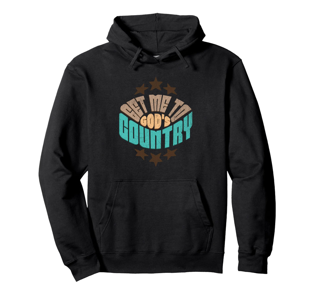 Gods Usa Country Western Outdoor Hoodie - Aesthetic Graphic Men Women - T-Shirt, Sweatshirt, Hoodie