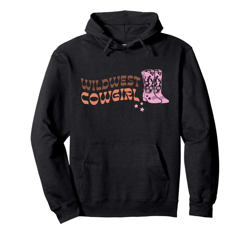 Cowgirl Boots Western Hoodie - Trendy Graphic for Adults - T-Shirt, Sweatshirt, Hoodie