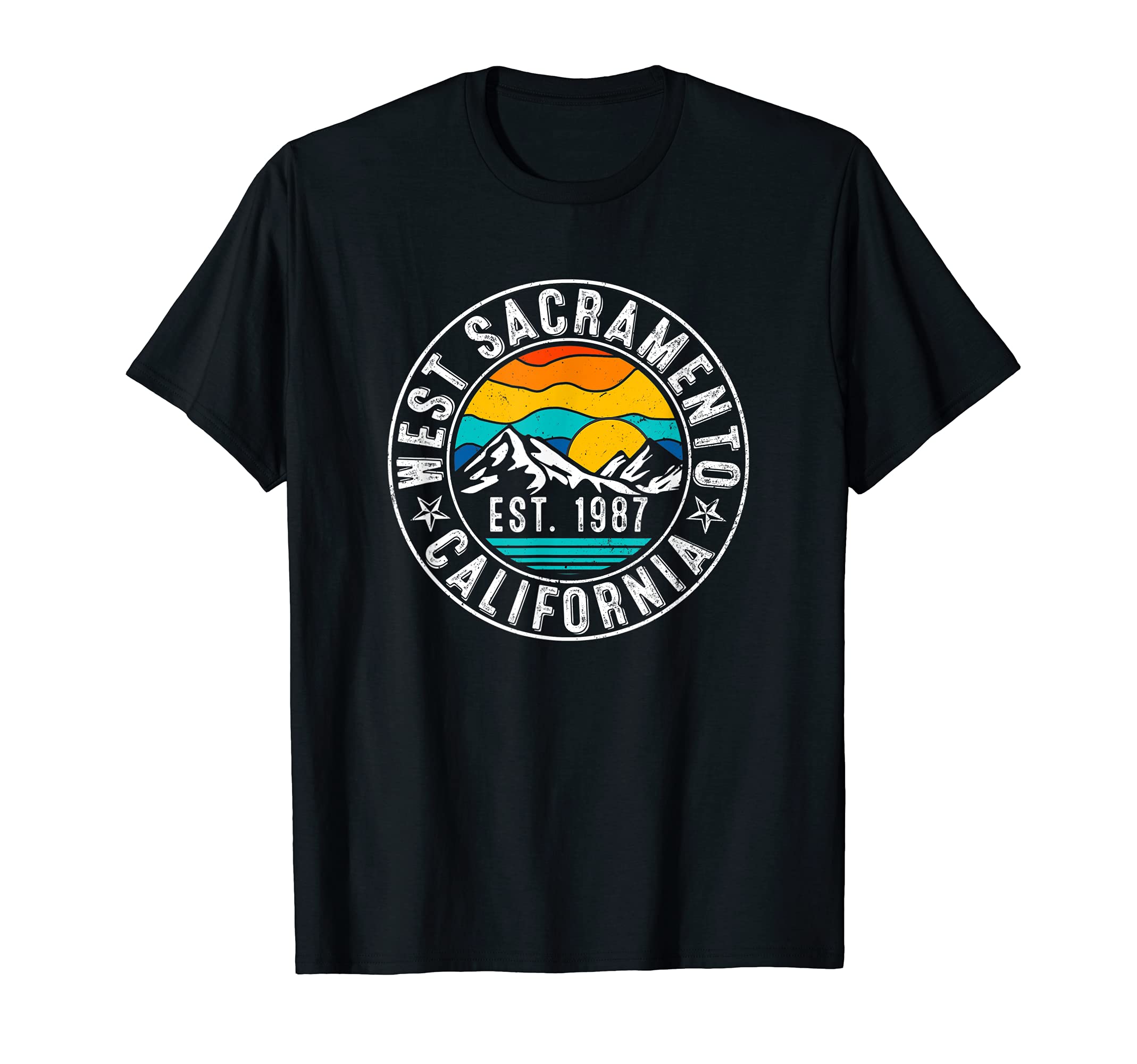70S 80S West Sacramento California Ca T-Shirt - Graphic Print for Adults - T-Shirt, Sweatshirt, Hoodie
