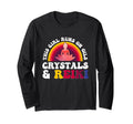 This Runs Oils Crystals And Reiki Yoga T-Shirt - Minimalist Print Men Women - T-Shirt, Sweatshirt, Hoodie