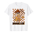 Boohaw Ghost Halloween Western Funny T-Shirt - Minimalist Print Unisex - T-Shirt, Sweatshirt, Hoodie