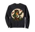 Frog Banjo Tattoo Flash American Sweatshirt - Minimalist Print for Adults - T-Shirt, Sweatshirt, Hoodie