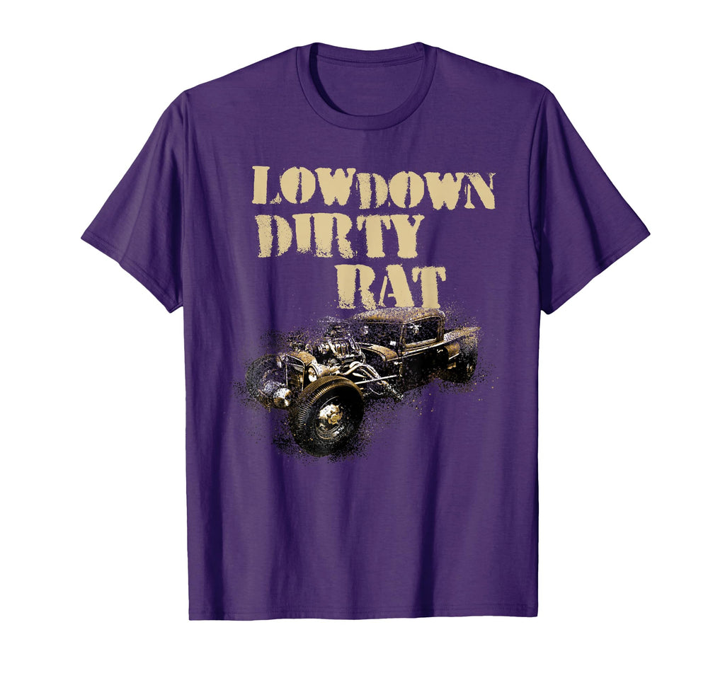 Mens Rat Rod Rust Truck Car Show Low T-Shirt - Novelty Apparel Men Women - T-Shirt, Sweatshirt, Hoodie