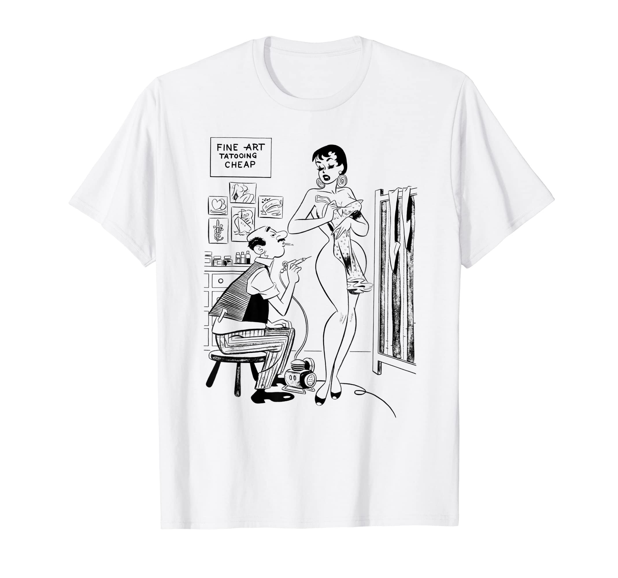 Comics Fine Art Tattoo Pin Up Art T-Shirt - Novelty Apparel Men Women - T-Shirt, Sweatshirt, Hoodie
