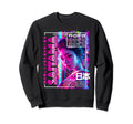 Saitama City 80S Synthwave Geisha Sweatshirt - Custom Art Print Unisex - T-Shirt, Sweatshirt, Hoodie