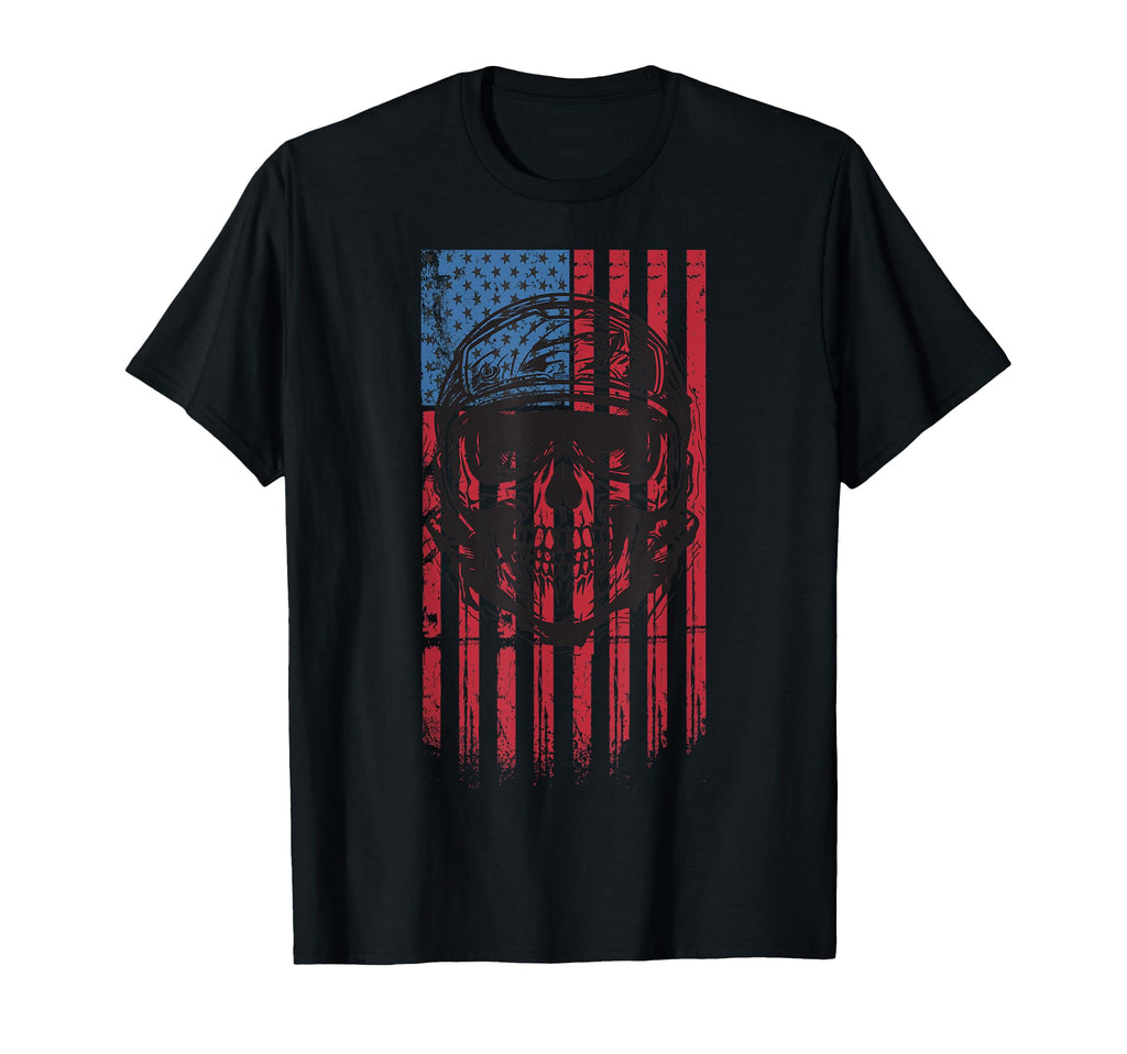 Us American Flag Live To Ride Motorcycle T-Shirt - Novelty Apparel Unisex - T-Shirt, Sweatshirt, Hoodie
