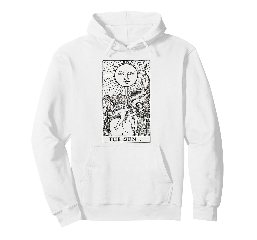 Tarot Card Sun Hoodie - Novelty Apparel Unisex - T-Shirt, Sweatshirt, Hoodie