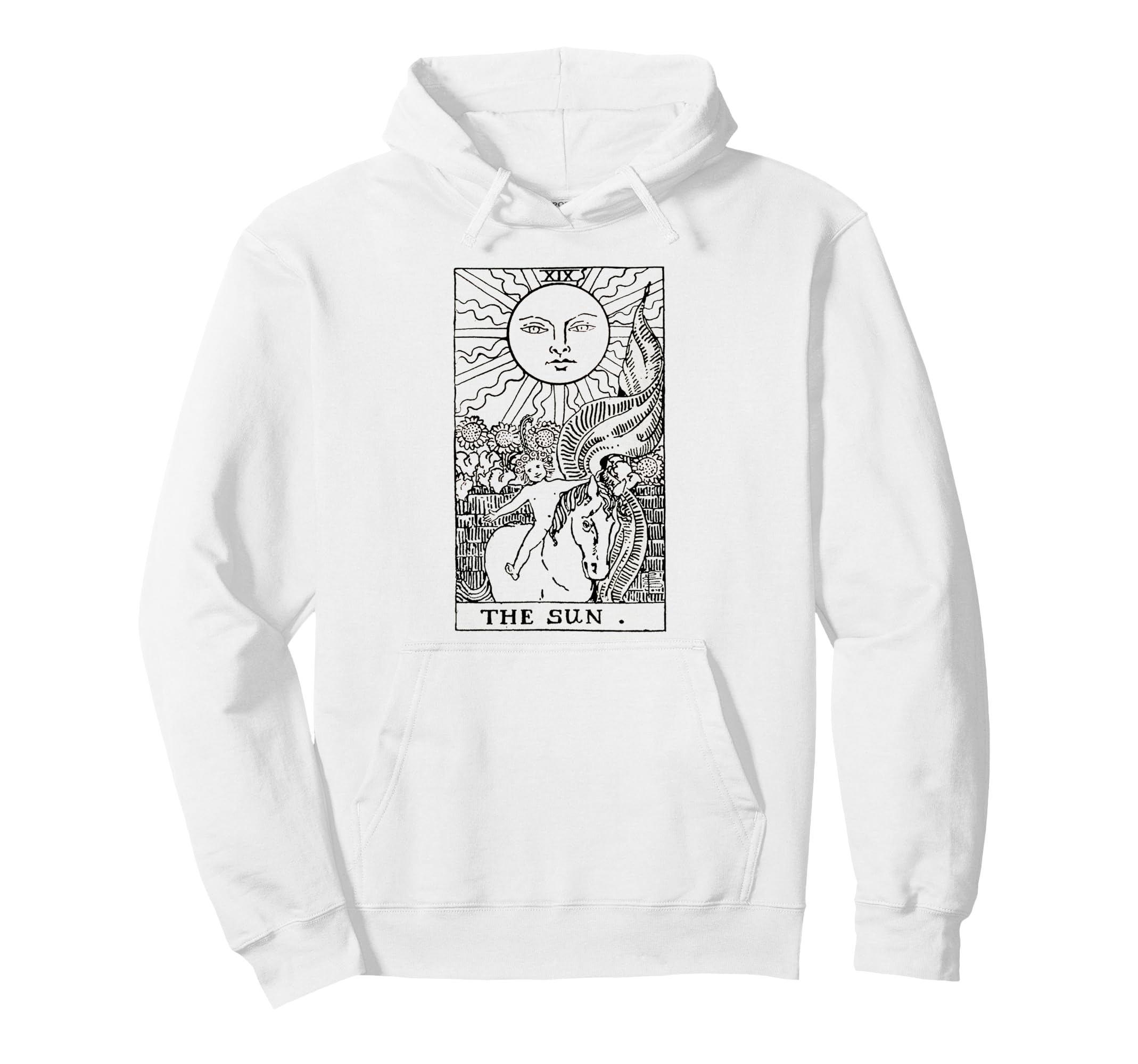 Tarot Card Sun Hoodie - Novelty Apparel Unisex - T-Shirt, Sweatshirt, Hoodie
