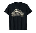 Cafe Racer Ghost Race Rider Motorcycle T-Shirt - Unique Graphic for Adults - T-Shirt, Sweatshirt, Hoodie