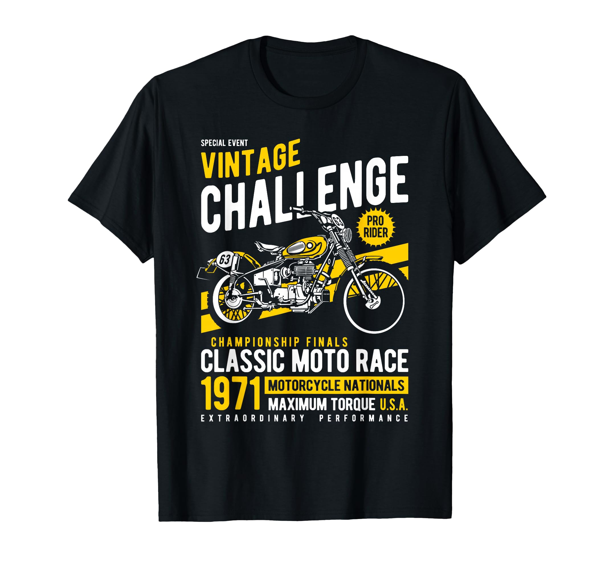 Challenge Motorcycle Race T-Shirt - Casual Everyday Wear Unisex - T-Shirt, Sweatshirt, Hoodie