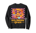 Give Yourself Grace Mental Health Sweatshirt - Unique Graphic Men Women - T-Shirt, Sweatshirt, Hoodie