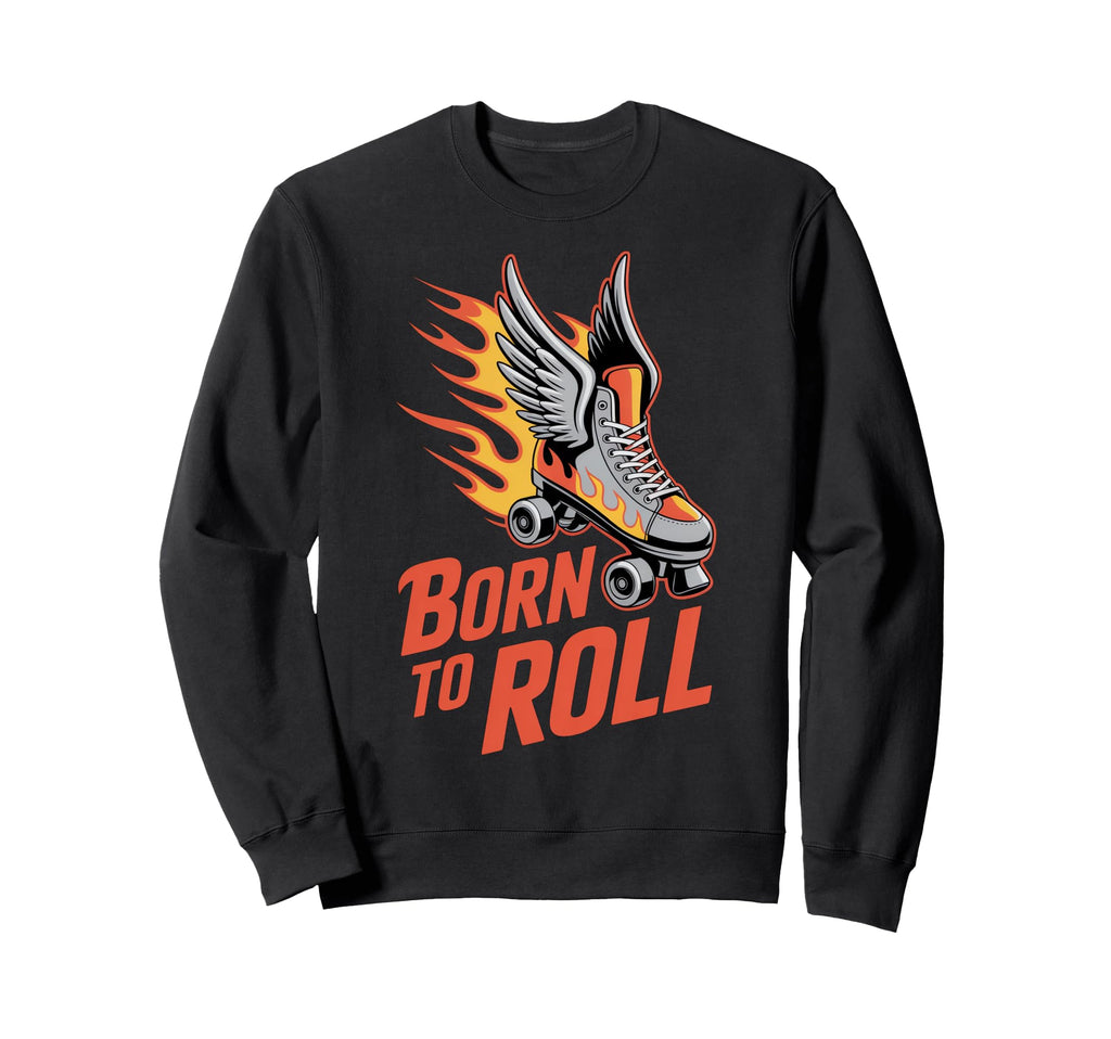 Vibrant Roller Skate Sweatshirt - Custom Art Print Unisex - T-Shirt, Sweatshirt, Hoodie
