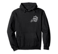 Motorcycle Racing Distressed Hoodie - Novelty Apparel Unisex - T-Shirt, Sweatshirt, Hoodie