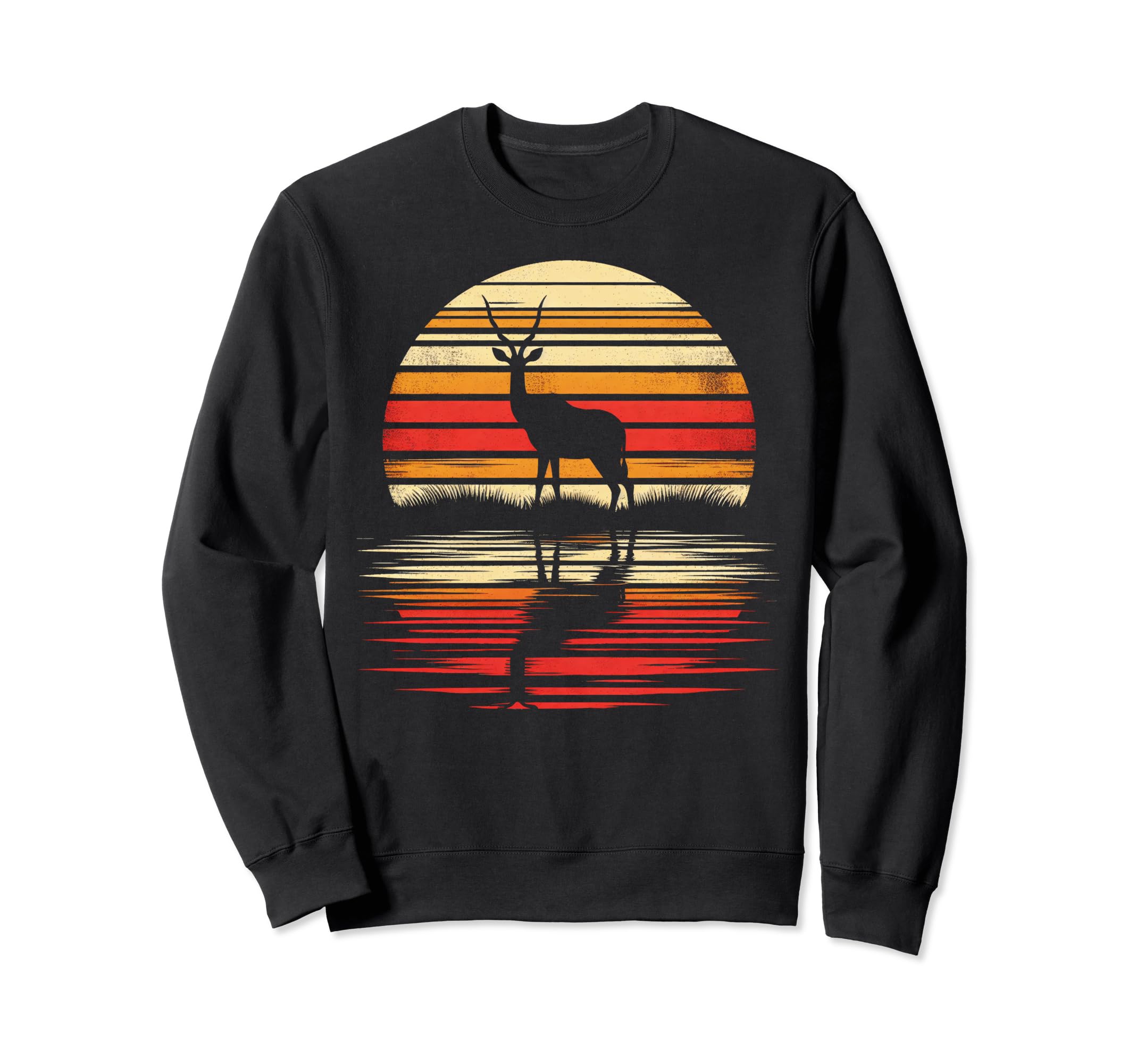 Gerenuk Sunset Safari 70S Sweatshirt - Casual Everyday Wear for Adults - T-Shirt, Sweatshirt, Hoodie