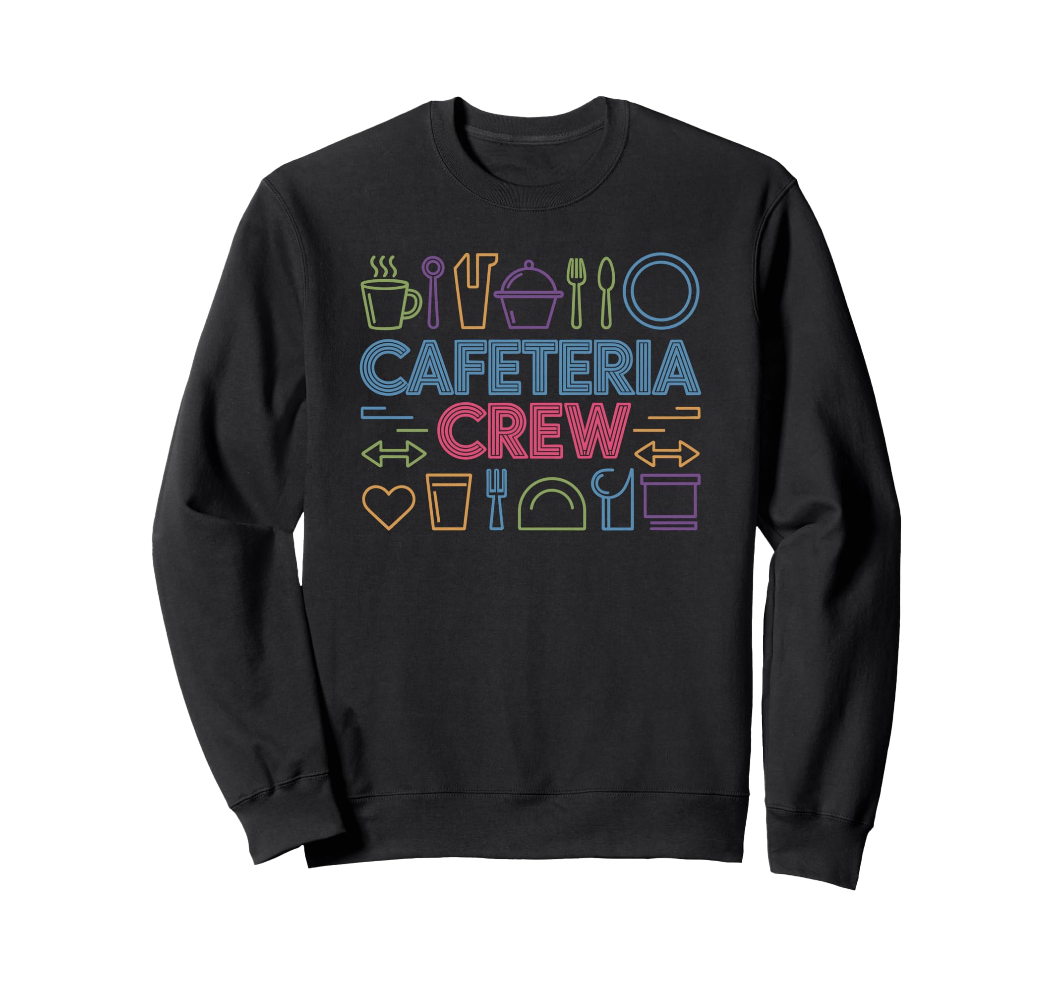 Proud Cafeteria Crew Lunch Ladies Sweatshirt - Aesthetic Graphic Men Women - T-Shirt, Sweatshirt, Hoodie