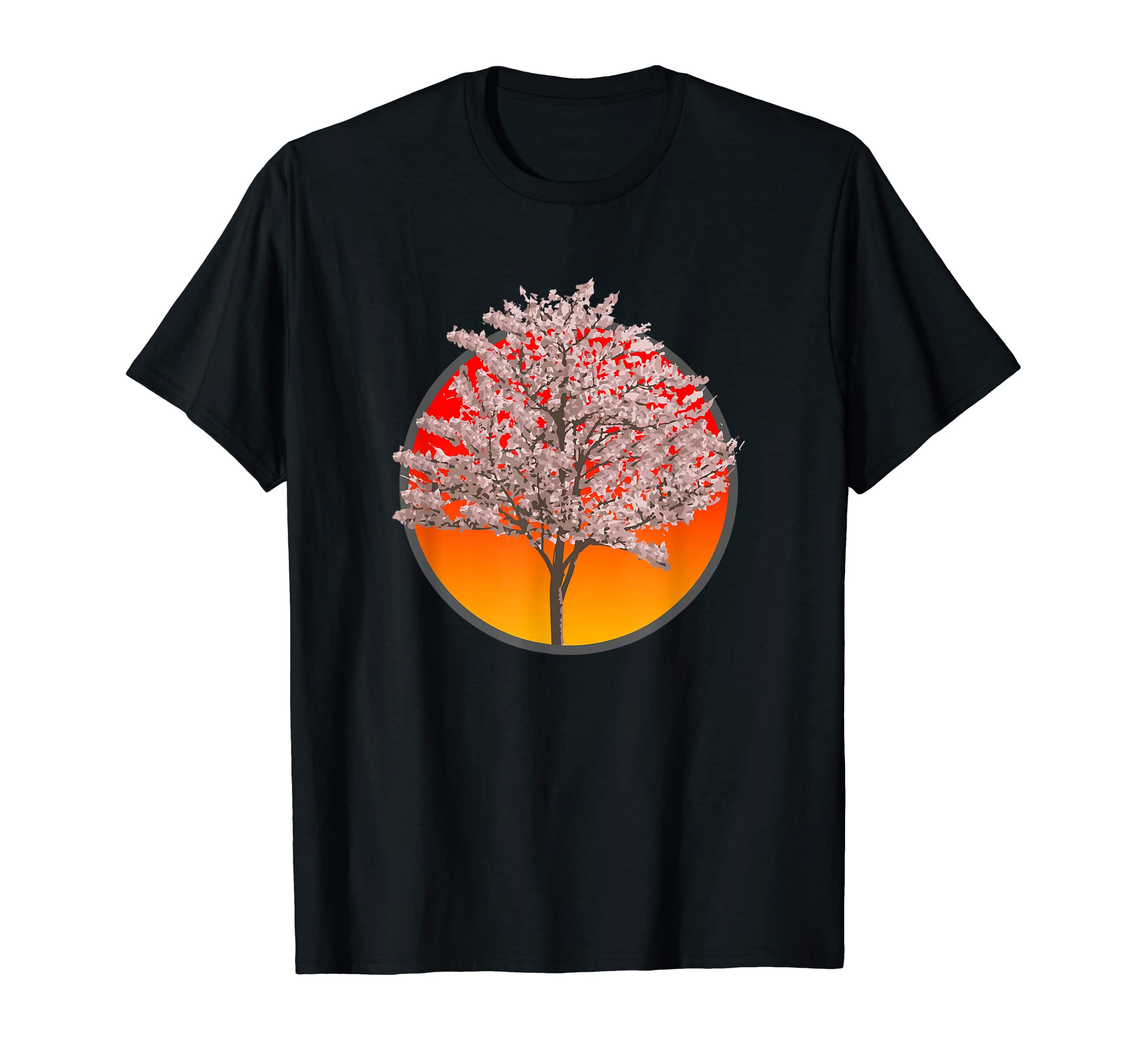 Japanese Cherry Tree Blossom 80S T-Shirt - Novelty Apparel for Adults - T-Shirt, Sweatshirt, Hoodie