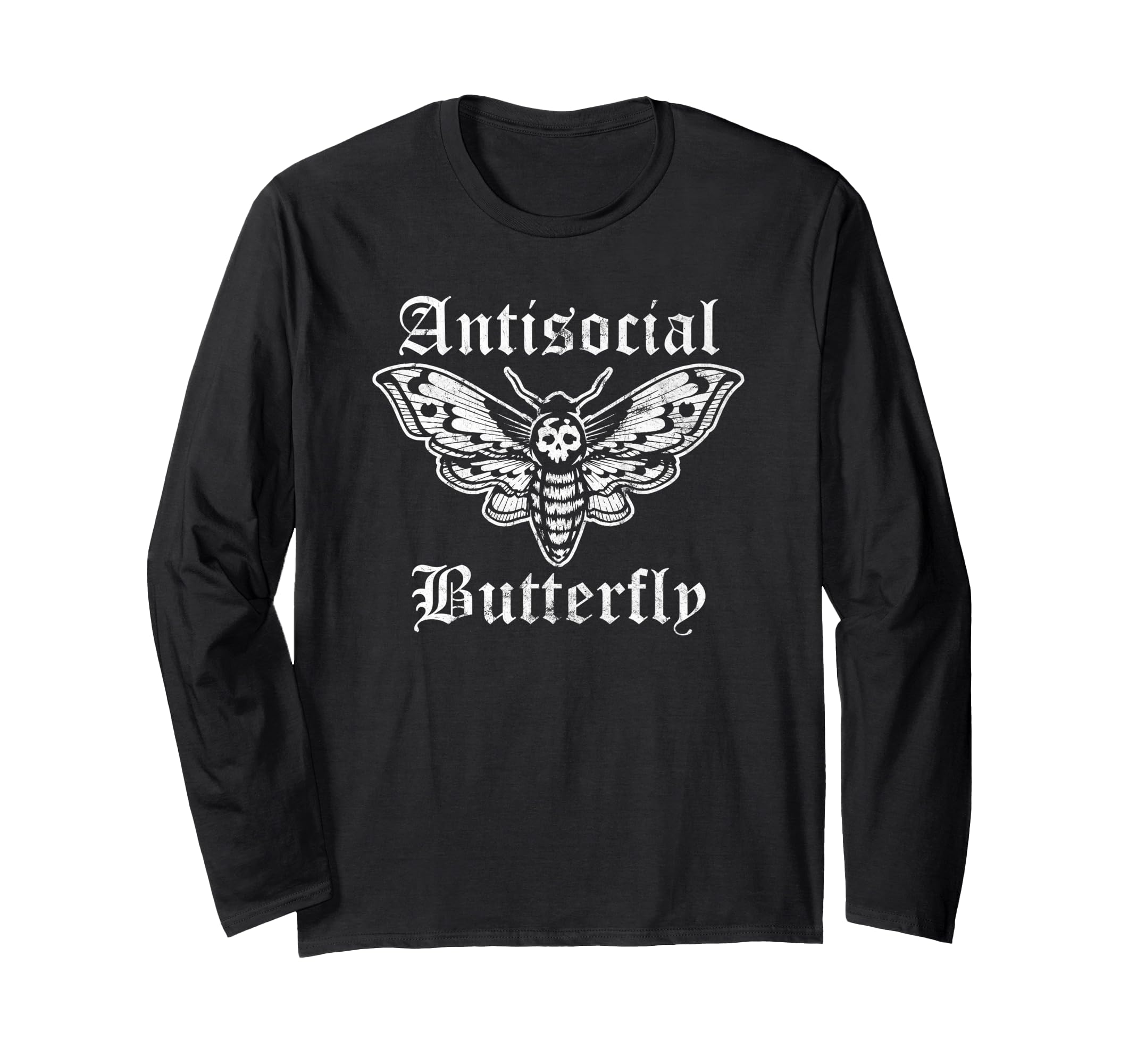 Funny Anti Social Butterfly Introvert T-Shirt - Unique Graphic Men Women - T-Shirt, Sweatshirt, Hoodie
