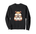 Meditation Hamster Yoga Pose Sweatshirt - Aesthetic Graphic for Adults - T-Shirt, Sweatshirt, Hoodie