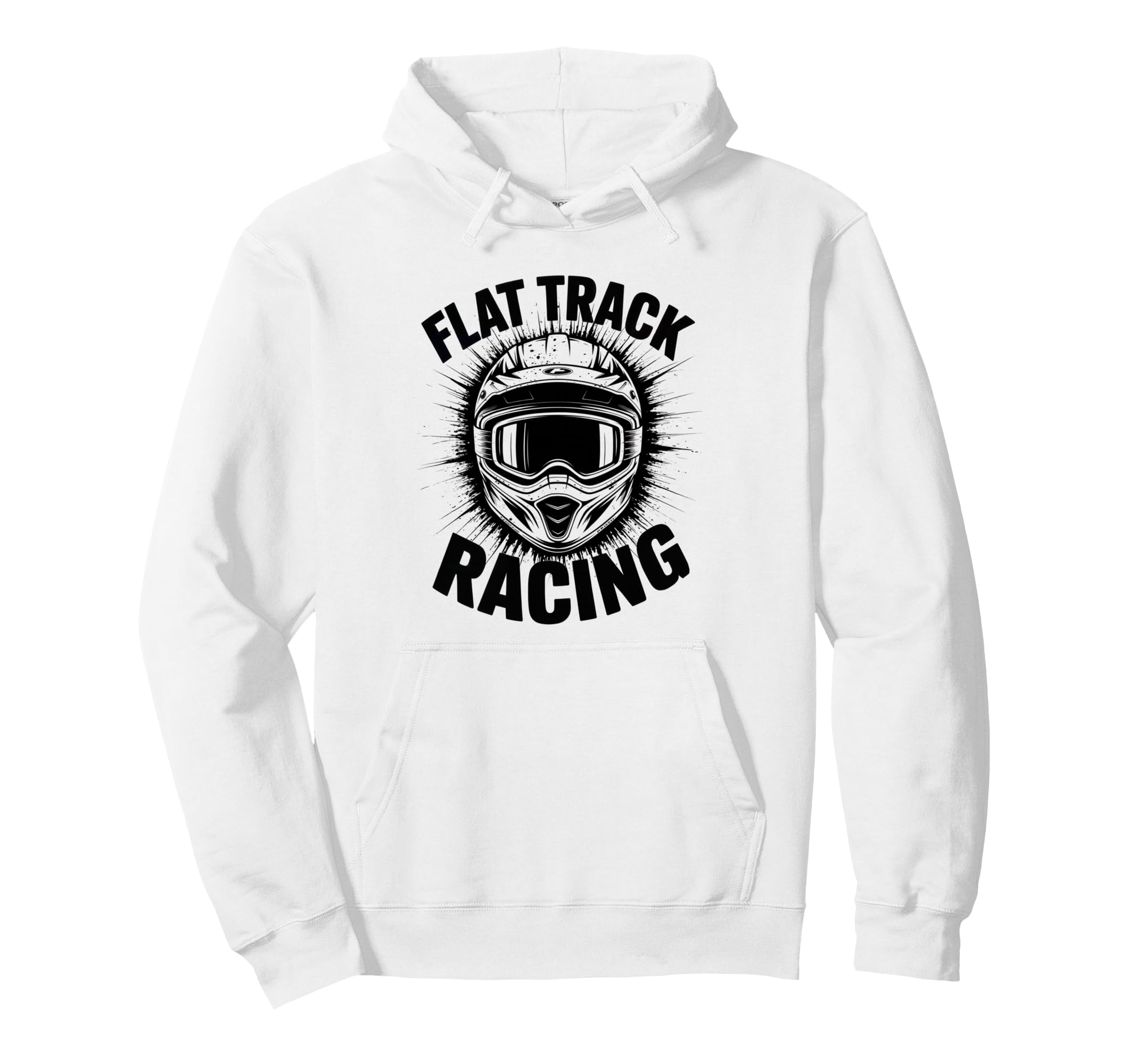 Flat Track Motorcycle Racing American Hoodie - Trendy Graphic Men Women - T-Shirt, Sweatshirt, Hoodie