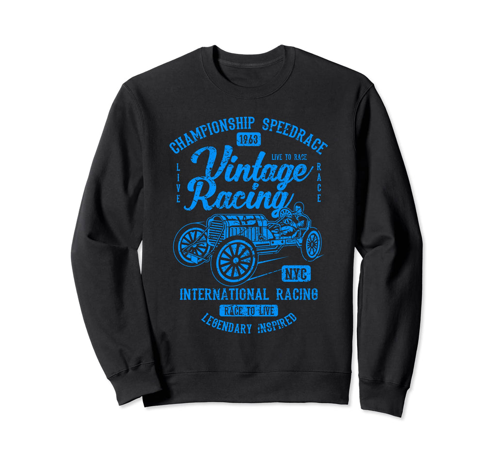 Racing Automotive Nostalgia Sweatshirt - Unique Graphic Men Women - T-Shirt, Sweatshirt, Hoodie