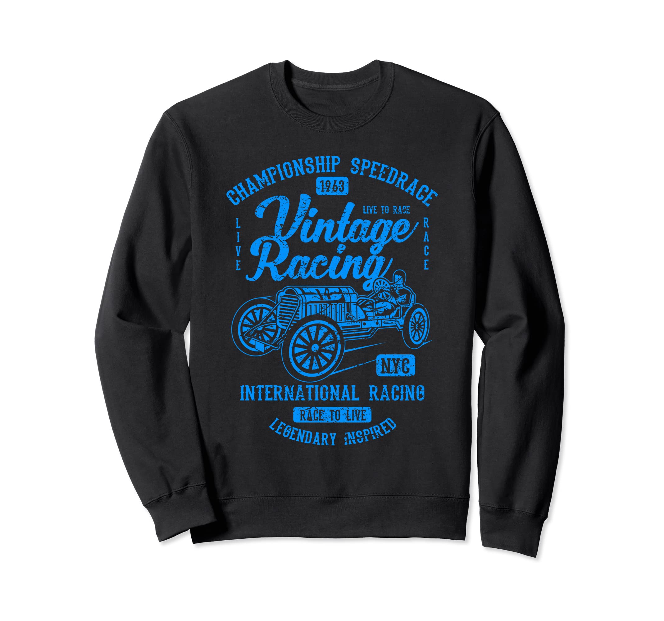 Racing Automotive Nostalgia Sweatshirt - Unique Graphic Men Women - T-Shirt, Sweatshirt, Hoodie