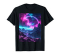 Synthwave Space Galaxy Planet T-Shirt - Fun Novelty Design Unisex - T-Shirt, Sweatshirt, Hoodie