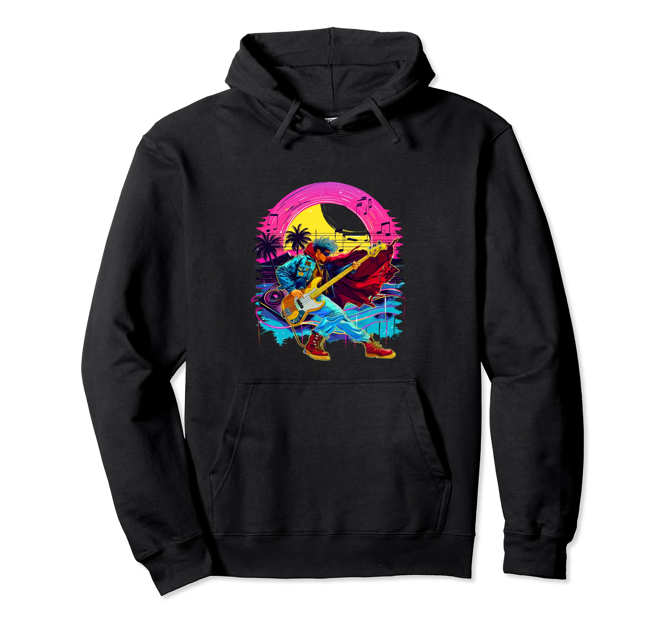80S 90S Streetwear Rocker Dude Super Hoodie - Streetwear Style Men Women - T-Shirt, Sweatshirt, Hoodie