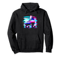 Roller Skating Glitch Rollerblading 80S Hoodie - Unique Graphic Men Women - T-Shirt, Sweatshirt, Hoodie