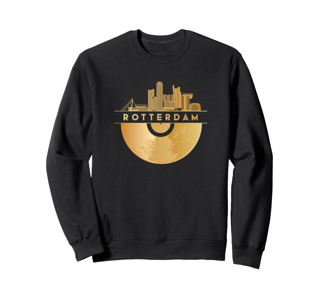 Vinyl Record Player Disco Music Sweatshirt - Graphic Print Men Women - T-Shirt, Sweatshirt, Hoodie