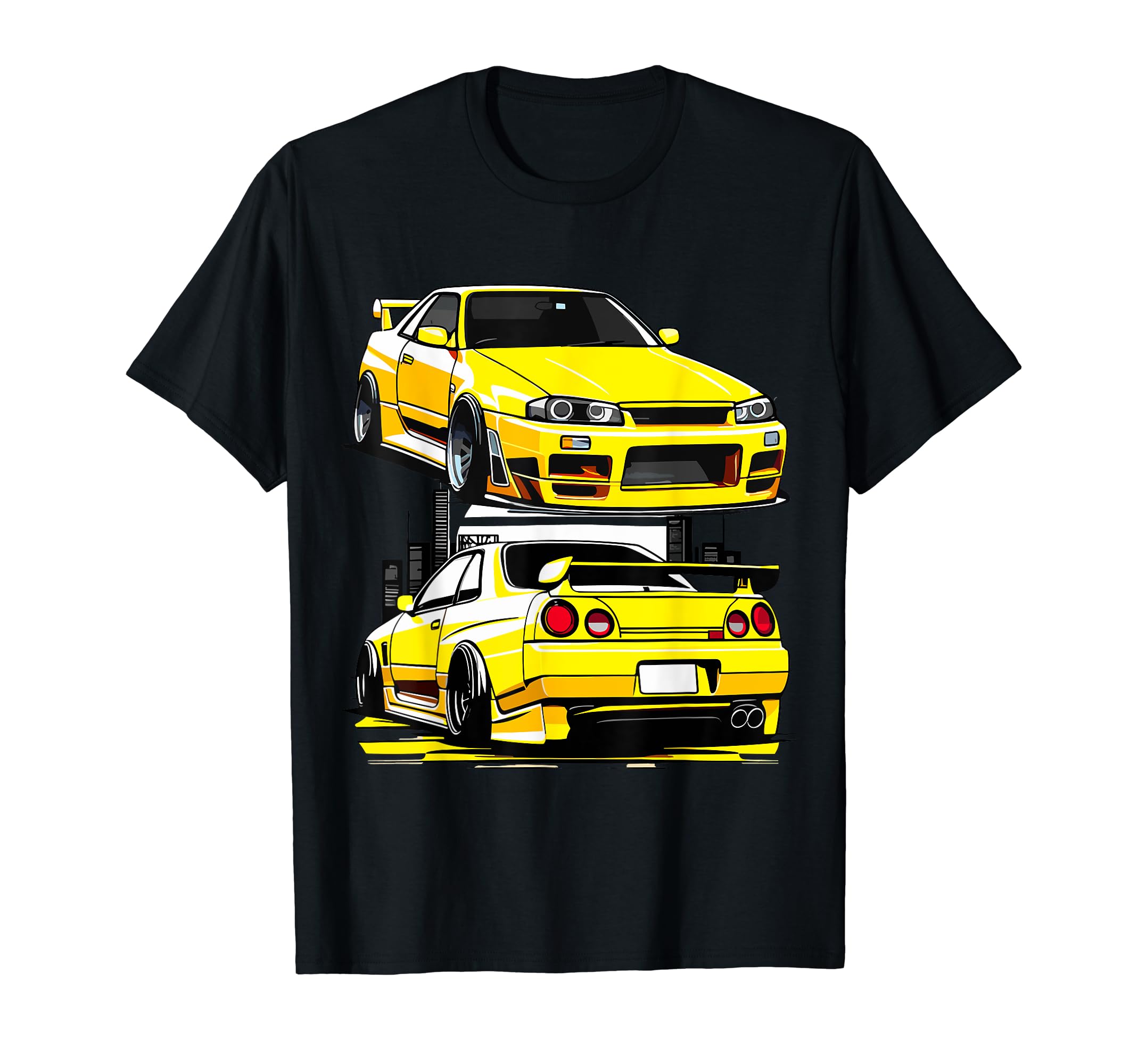 Black Gt R 32 Jdm Skyline Tuner T-Shirt - Minimalist Print Men Women - T-Shirt, Sweatshirt, Hoodie