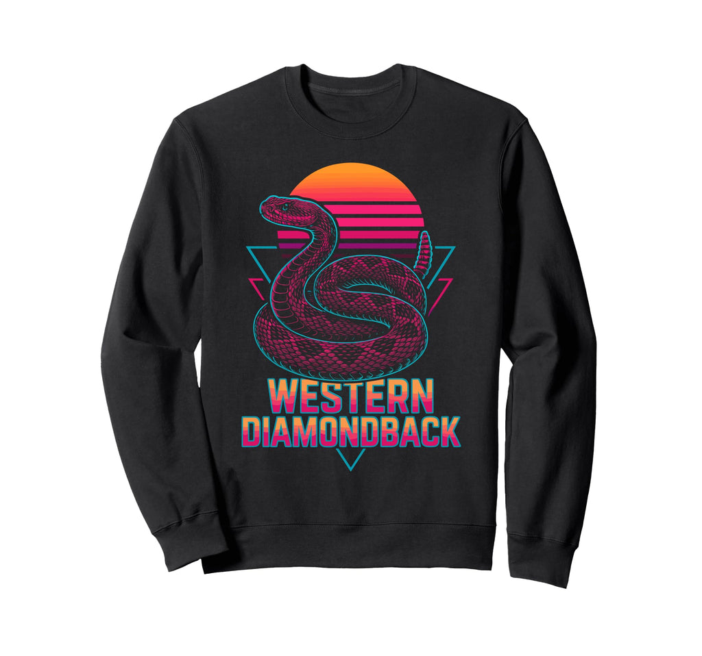 Western Diamondback Sweatshirt - Unique Graphic for Adults - T-Shirt, Sweatshirt, Hoodie
