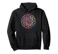 Tie Dye Mandala Yoga Namaste Meditation Hoodie - Minimalist Print Unisex - T-Shirt, Sweatshirt, Hoodie