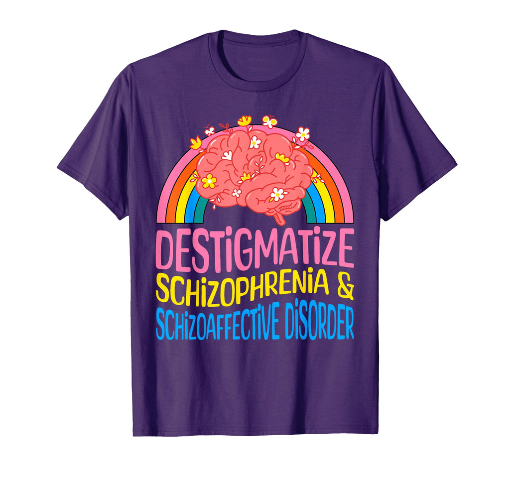 Schizophrenia Awareness And T-Shirt - Unique Graphic Men Women - T-Shirt, Sweatshirt, Hoodie