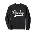 Lucky St Patricks Day Distressed Sweatshirt - Unique Graphic Men Women - T-Shirt, Sweatshirt, Hoodie