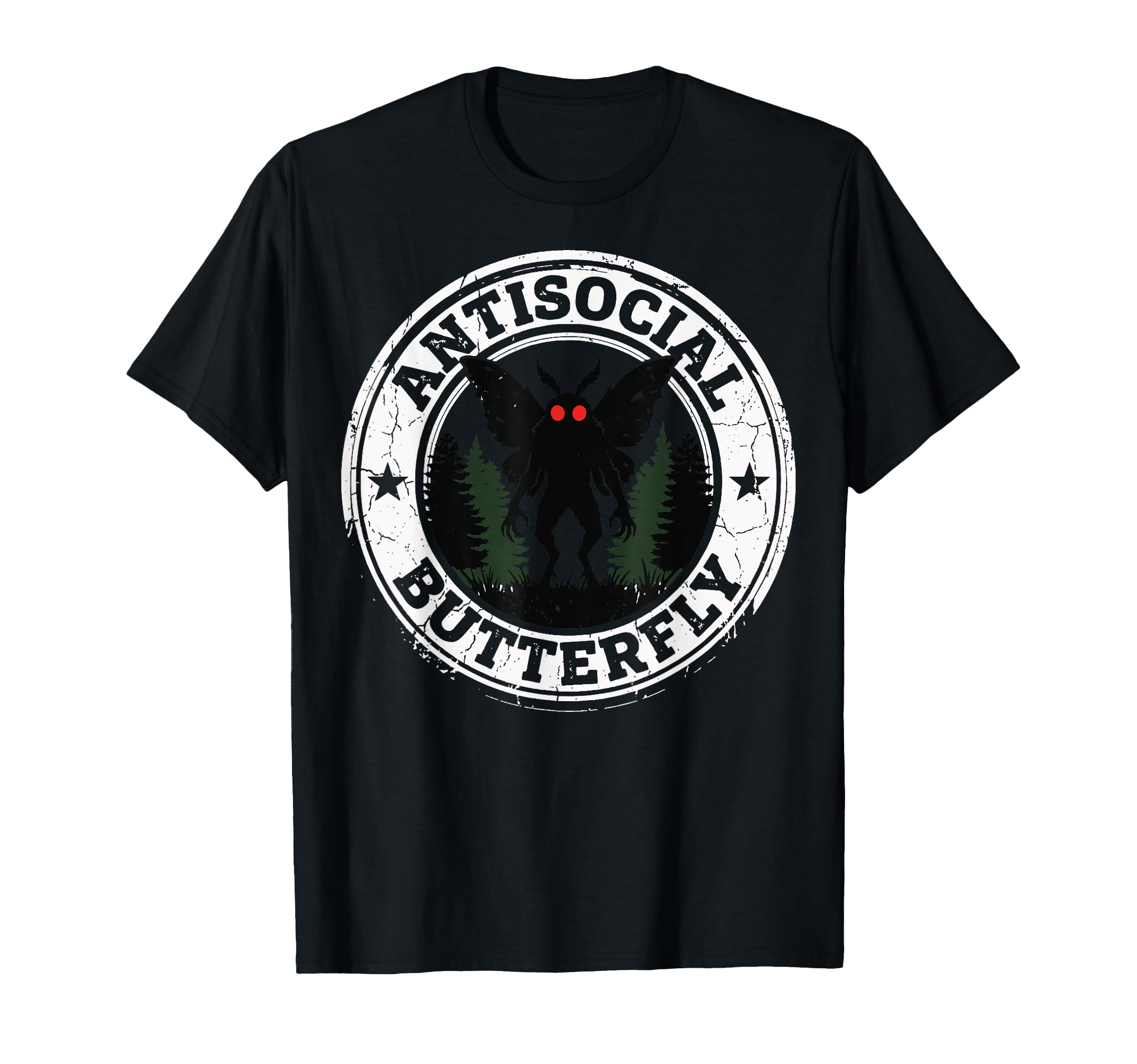 Cryptid Cryptozoology Mothman Introvert Hoodie - Novelty Apparel Unisex - T-Shirt, Sweatshirt, Hoodie