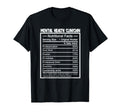 Job Title Worker Nutrition Facts Mental T-Shirt - Graphic Print Men Women - T-Shirt, Sweatshirt, Hoodie