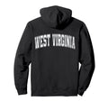 West Virginia White Text Hoodie - Casual Everyday Wear Unisex - T-Shirt, Sweatshirt, Hoodie