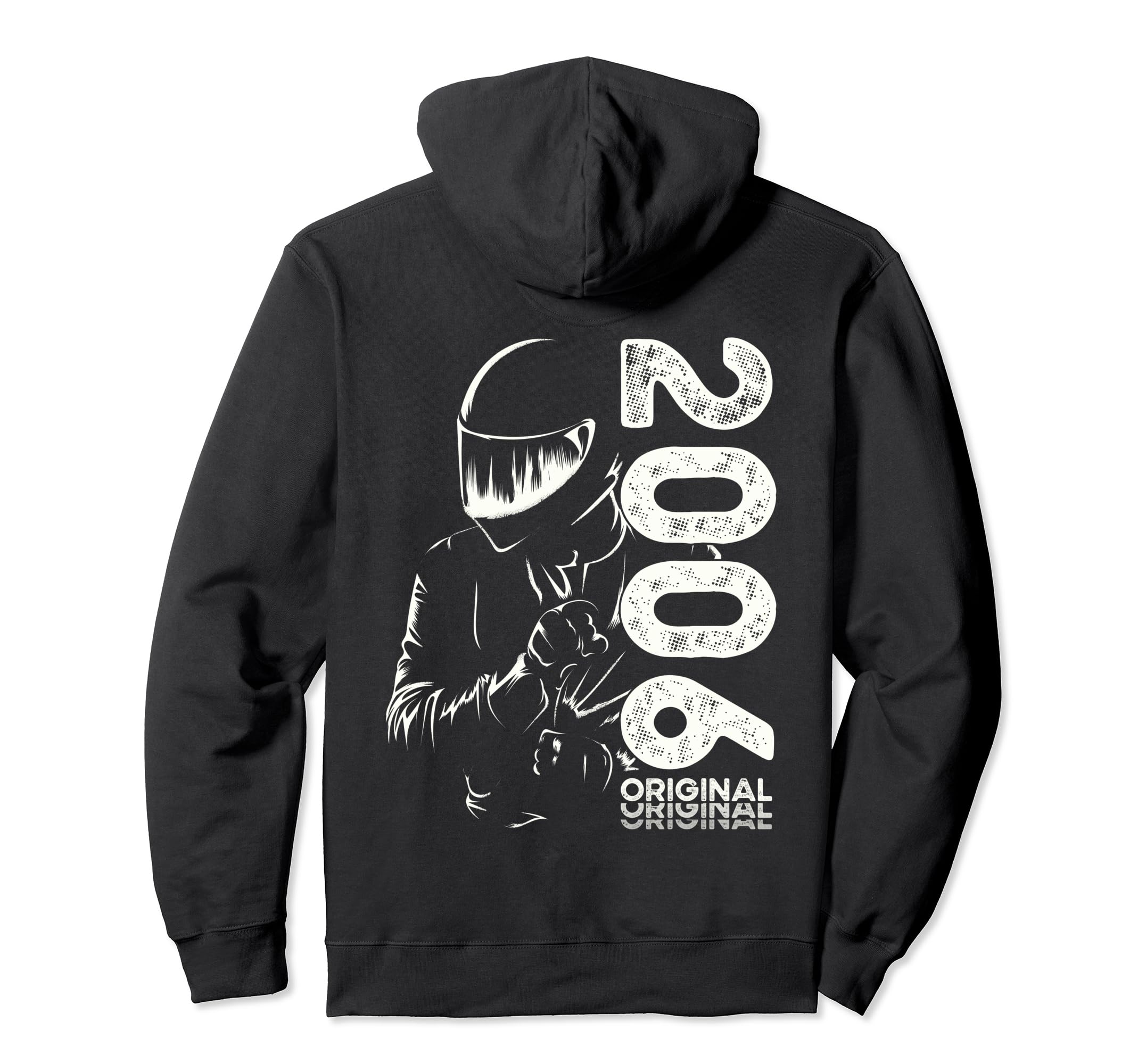 18Th Birthday Motorcycle Motorcyclist Hoodie - Trendy Graphic for Adults - T-Shirt, Sweatshirt, Hoodie
