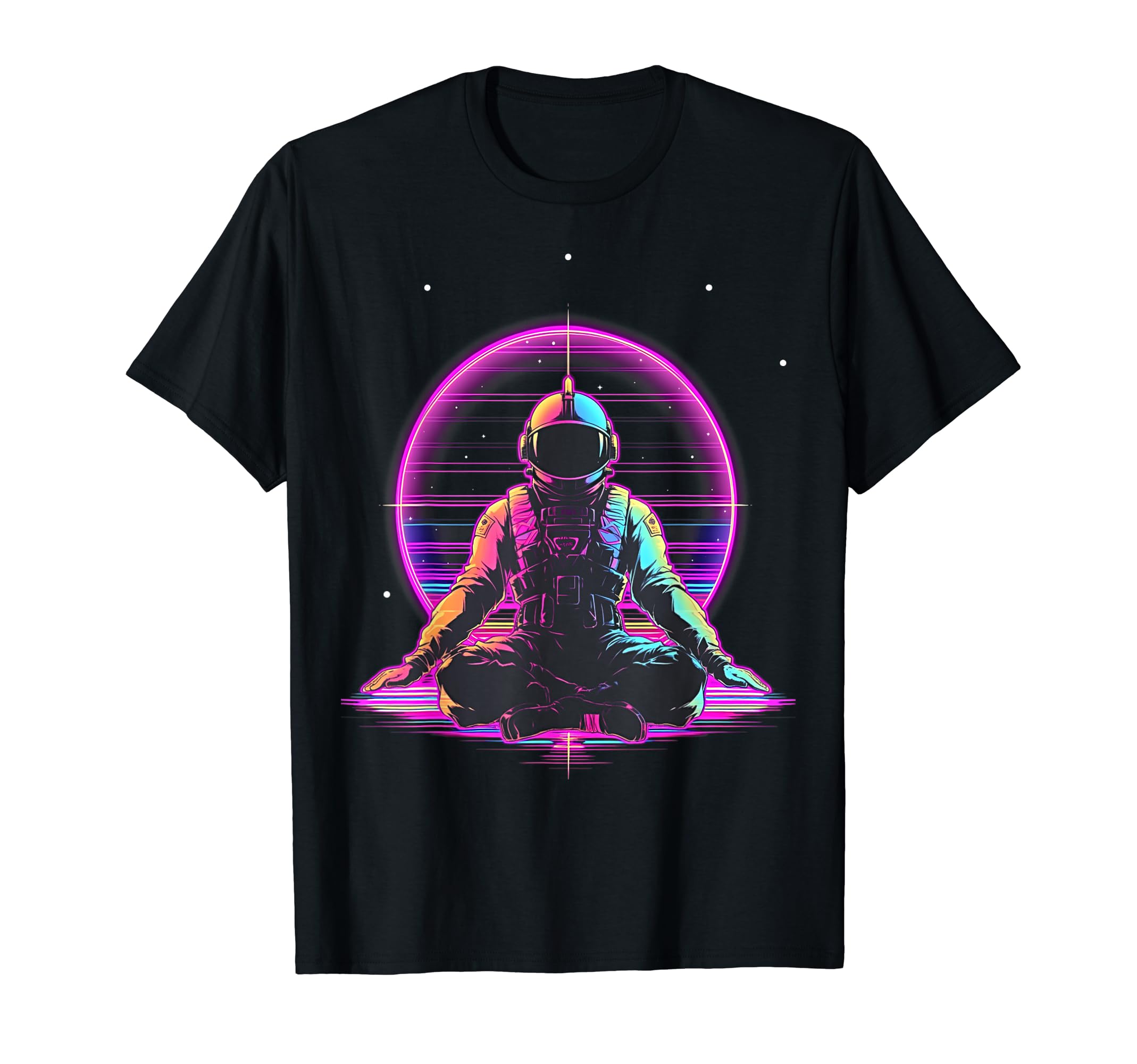 Synthwave Astronaut Cyberpunk 80S Sci T-Shirt - Unique Graphic for Adults - T-Shirt, Sweatshirt, Hoodie