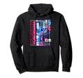 Yokohama City 80S Synthwave Racing Car Hoodie - Unique Graphic Unisex - T-Shirt, Sweatshirt, Hoodie