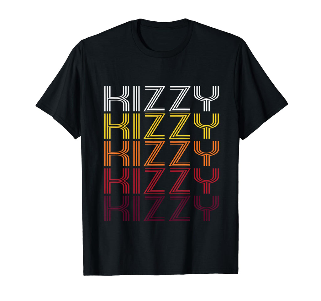 Kizzy Wordmark Pattern T-Shirt - Trendy Graphic for Adults - T-Shirt, Sweatshirt, Hoodie