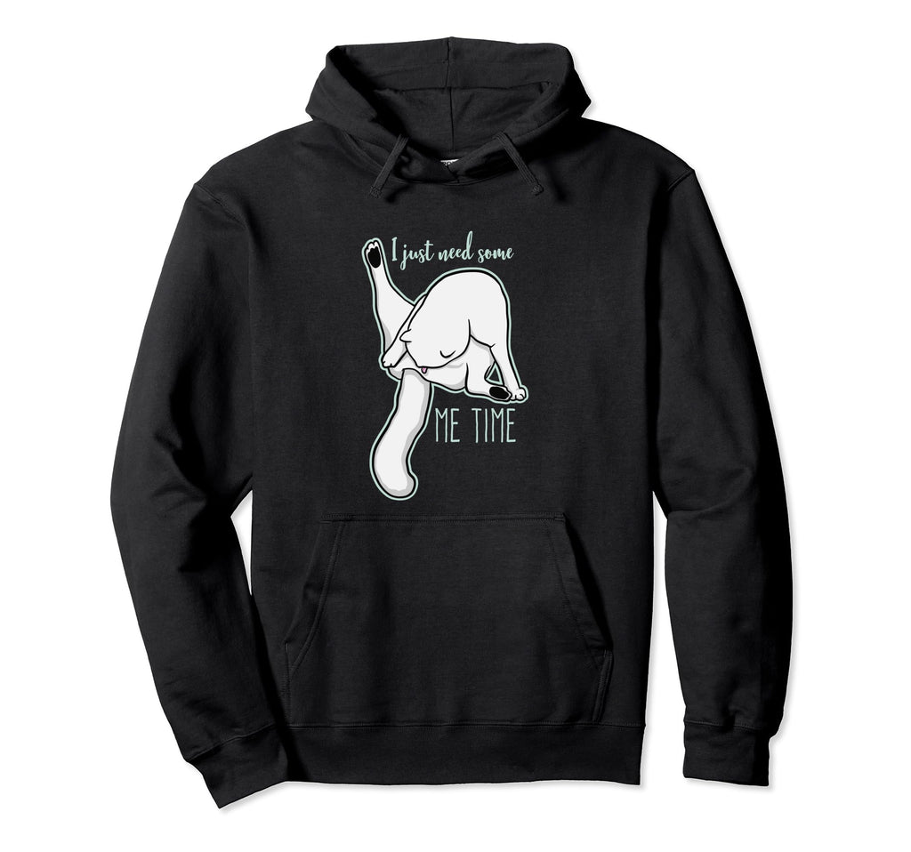 Self Care Cat Stressed Out Adults Hoodie - Minimalist Print for Adults - T-Shirt, Sweatshirt, Hoodie