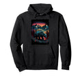 Bear Silhouette Mountain Sunset Wildlife Hoodie - Custom Art Print Unisex - T-Shirt, Sweatshirt, Hoodie