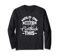 Hold While I Overthink This Funny T-Shirt - Custom Art Print for Adults - T-Shirt, Sweatshirt, Hoodie