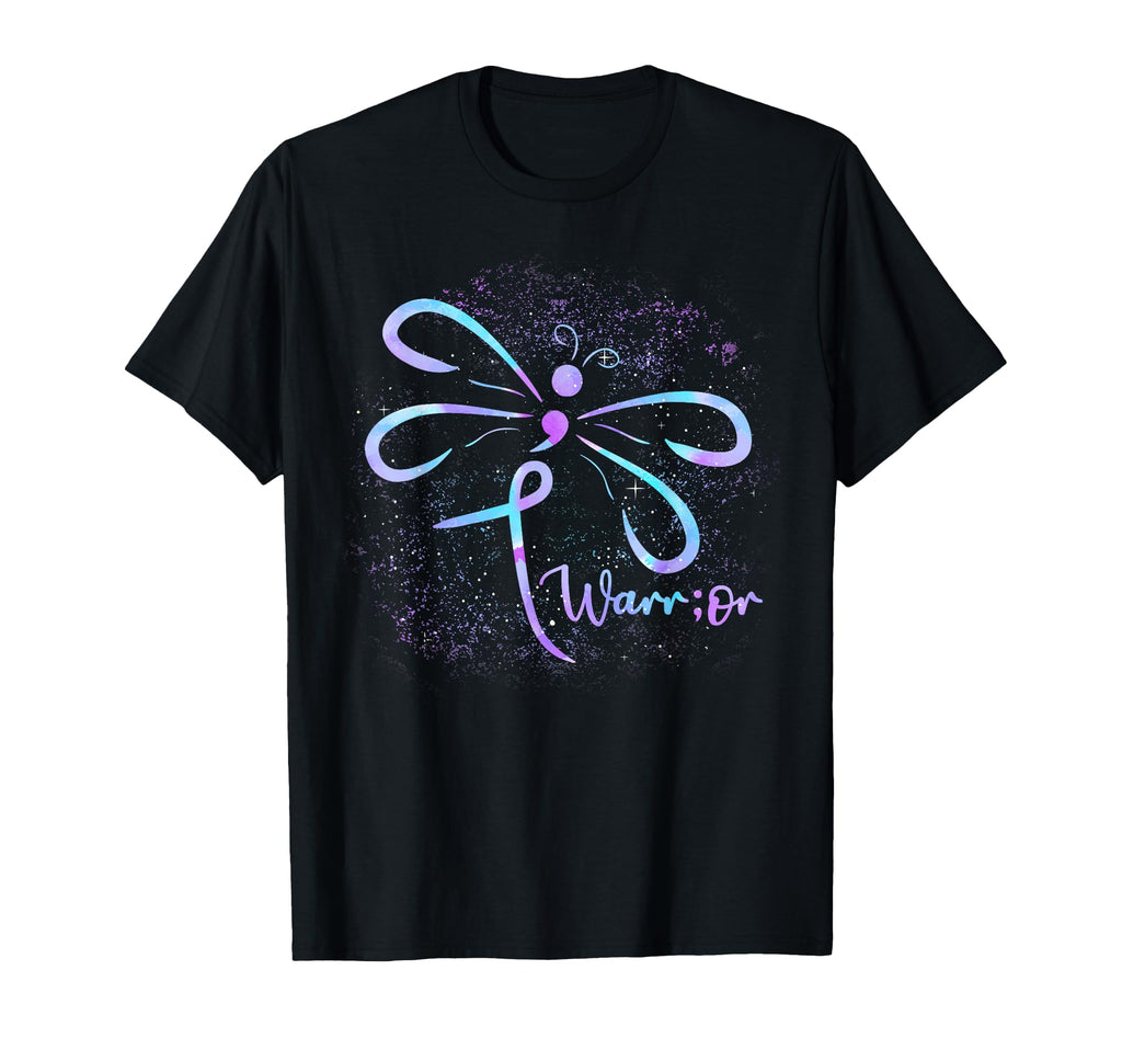 Suicide Awareness Semicolon T-Shirt - Casual Everyday Wear for Adults - T-Shirt, Sweatshirt, Hoodie